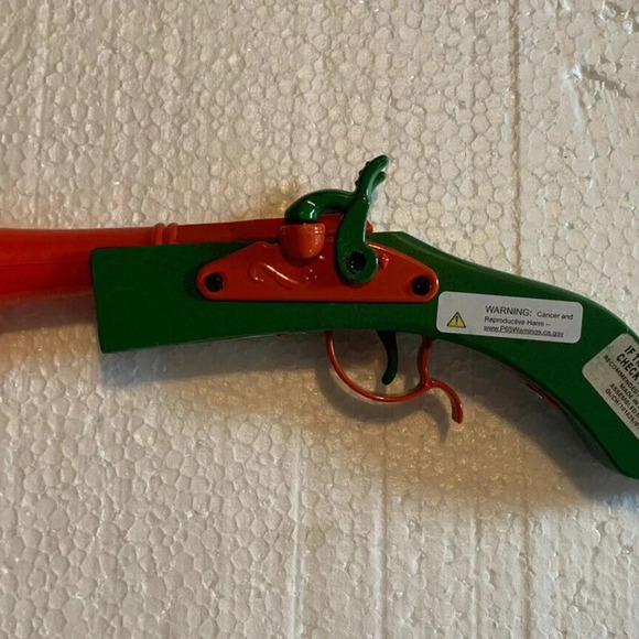 NEW Colonial Pirate Double Percussion Wooden Toy Cap Firing Pistol - Picture 2 of 5